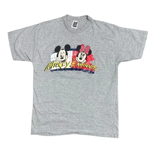 Disney Other - Vintage 90s Disney Mickey Minnie Mouse Tommy Flag Parody T Shirt Mens  XL